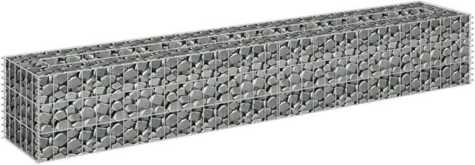 Gabion Raised Bed Galvanized SteelGabion Basket Gabion Planter Steel Fencing Wire Patio Flower Plant Bed Basket Stone Wire Garden Outdoor Landscape Decoration