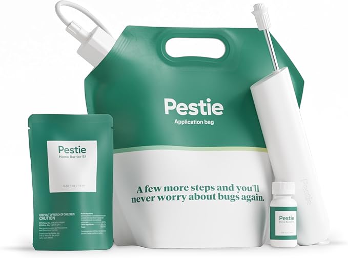 Pestie Home Barrier Pest Control Kit Expert Pest Control for Your Home Fast-Acting Long-Lasting Insect Killer Professional Spray Protects Against Common Pests