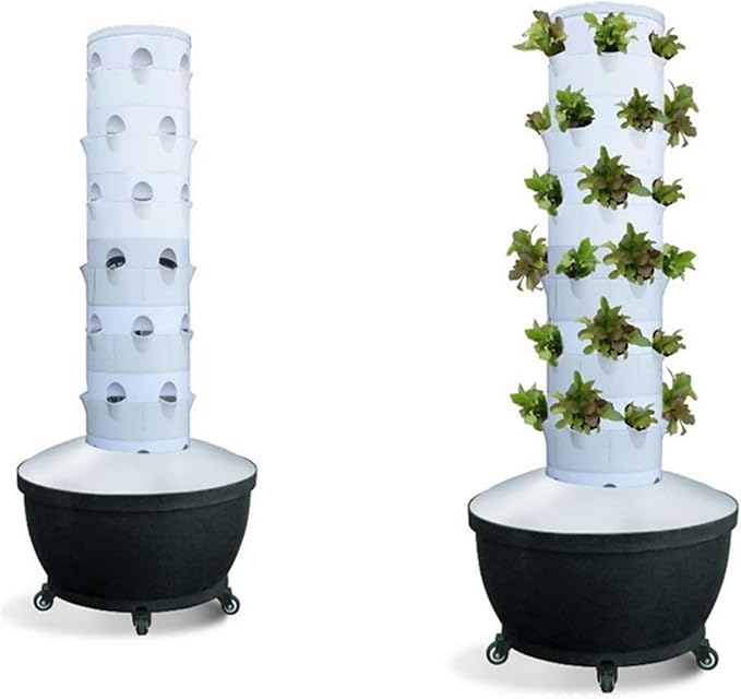 Garden Hydroponic Growing Vertical Tower Automate Aeroponics Mini Indoor Outdoor Home Grow Without Led LightHydroponic Growing Kits Syste