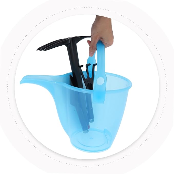 Multipurpose Garden Tool Set Lightweight PP Plastic Small Rake Shovel Fork for Beach Sand Play and Backyard Digging Safe Non-Slip Gardening