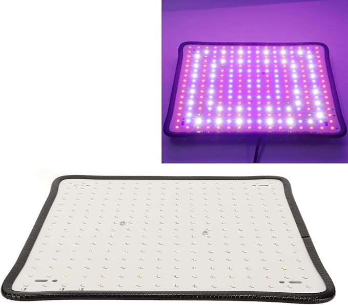 Plant Growing Lamp LED Grow Light Aluminum &amp PVC White 1000W 1162LM Indoor Use