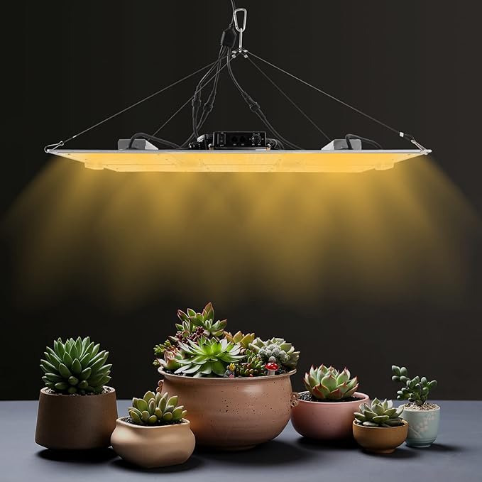 LED Grow Light 660W Full Spectrum LM301B Diodes and Driver Hanging Indoor Grow Lamp for Plants Veg to Flower Bloom Dimmable &amp Daisy Chain Grow Tent