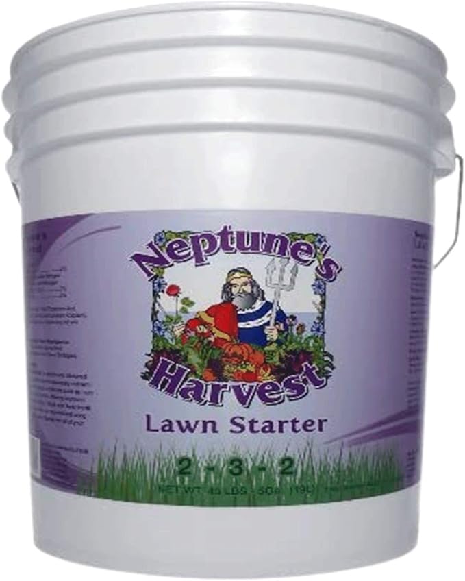 Neptune's Harvest Lawn Starter Fertilizer 5 Gallon Pail