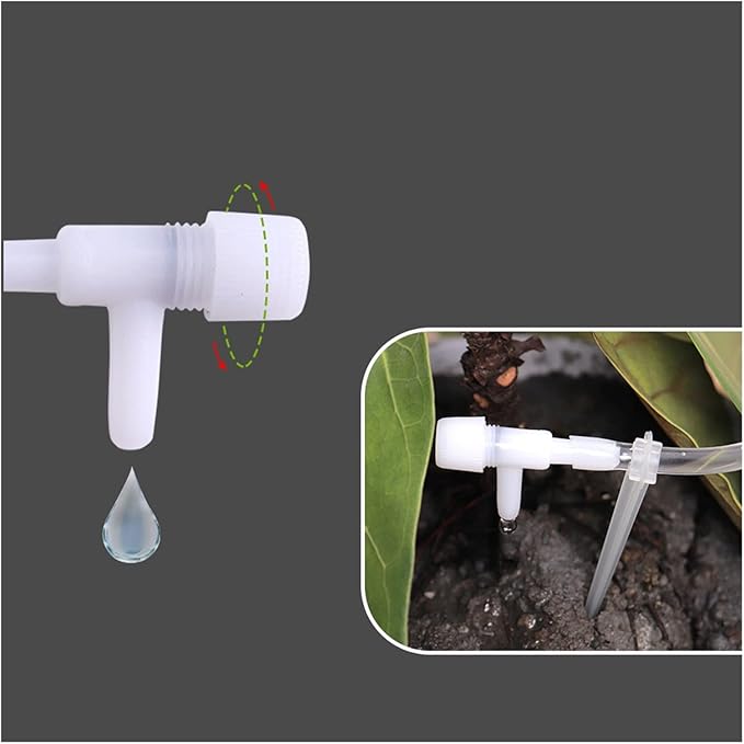 Hydroponic Equipment Intellint Watering Device Double Pump Timed Automatic Drip Irrigation System Remote APP Controller Garden Terrace Potted Indoor Garden(Blue 15 Pots)