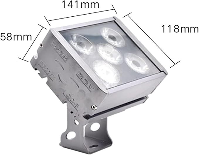 Rectangle Led Spot Lights LED Beam Spotlight IP65 Waterproof Wall Washer Light Outdoor Building Flood Lamp for Patio Hotel Villas Landscape Lighting(Warm Light15W-220V)
