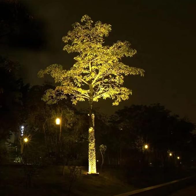 Solar Palm Tree Light Solar Landscape Lights for Outdoor Trees Super Bright Tree Light 32 LED 12000 mAh spot Light for Garden Yard
