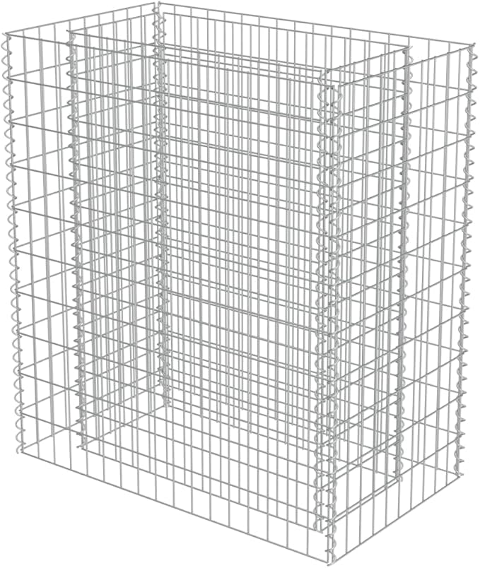 Gabion Raised BedOutdoor Garden GabionsStone BasketsPlanters Raised Vegetable BedsGarden DecorationGalvanized Steel 35.4x19.7x39.4