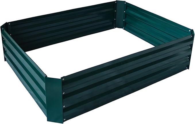 Relaxdays Raised Bed with Greenhouse for Flowers Plants and Vegetables H x W x D: 92 x 125 x 95 cm Garden Plant Bed Green