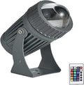 Outdoor LED Spotlights - 10W Narrow Beam Floodlight IP65 Waterproof Wall Lamp Landscape Lighting Adjustable Beam Angle Up Lights for Hotel Billboard BuildingRGB+Remote Control 24V