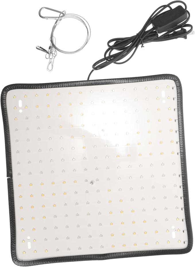 ibasenice 1set Indoor Led Plant Growth Light Led Dimmable Panel for Indoor Plants Includes Hanging Chain for Greenhouse and Hydroponics Use