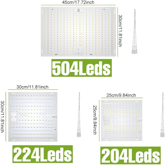 2Pack 400W Planting Lights AC100-277V Sunlight Hydroponic Cultivation Seeds Fill Lamp UV/IR Greenhouse Succulent Flowers Fruits Potting Cactus Vegetable Plants Lighting with Hook Hanging US Plug