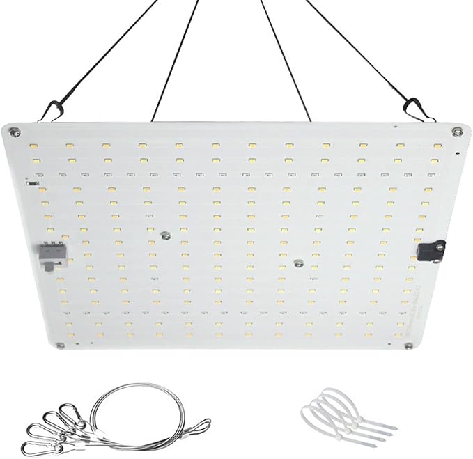 YUYTE Full Spectrum Grow Light 22W LED Plant Light with High PAR Output and Hanging Hook for Hydroponic Greenhouse Flower Indoor Plants (US Plug)