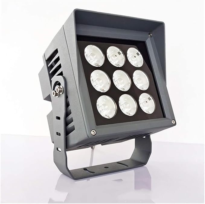 Outdoor Narrow Beam Spotlight - Long Range 180° Rotation Spotlight IP66 Outdoor Waterproof Beam Light Projection Light 111V-240V Villa Led Beam Landscape Lights(Blue120W(111-240V))