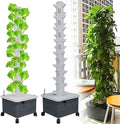 Tower Garden Hydroponic Growing45-Plant Vertical Garden PlanterIndoor Garden Kit Including Movable Water Tank and Pump (No Seedlings Included