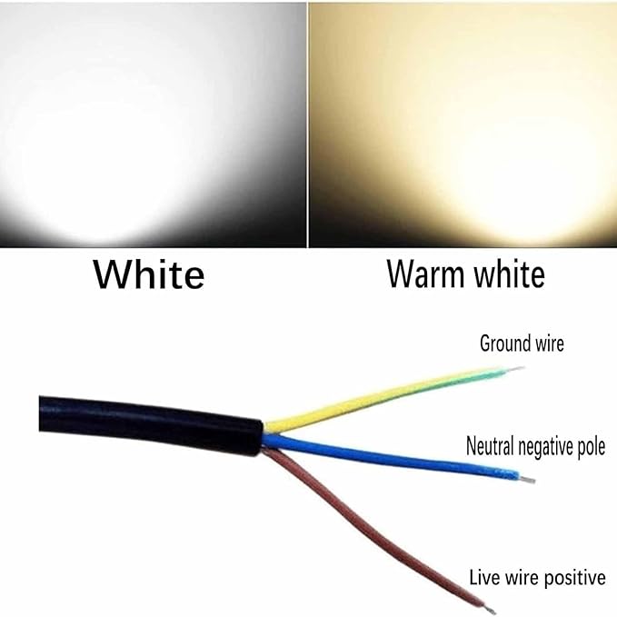 Outdoor Buried Lights - Ground LED Landscape Lights AC-220V Outdoor Recessed Spot Light IP67 Waterproof Spotlight/Led Beam Light Garden Tree Spotlight Floor Lamp(Yellow30W)