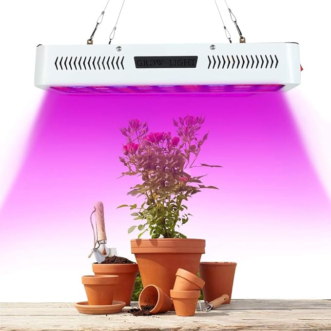 LED Grow Lights for Indoor Plants - 1500W 150LED Grow Lamp for Greenhouse Plant Growing Lights for Hydroponic Systems(US 85~265V)