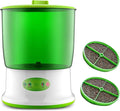 Bean Sprouts Machine Seed Sprout Maker with PTC Heating 360° Sprinkler Seed Sprouter Kit Large Capacity Seed Grow Cereal Tool Homemade