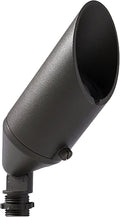 PRO-Trade Outdoor Spotlights - Premium Outdoor Landscape Lighting for Driveways Security and Landscaping - Adjustable Waterproof Weatherproof Wired Cast Aluminum Metal LED Area Lights (Bronze)