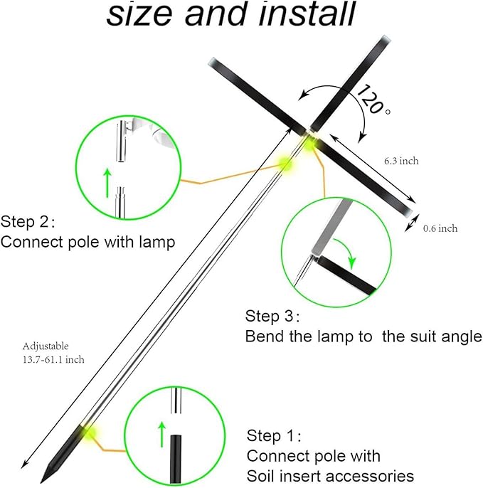 Plant Grow Light Floor Lamp Full Sunlight 10W with Timer and Dimming - Adjustable Brightness Easy Installation Ideal for Large Potted Plants and Indoor Gardening (White 72 Beads)