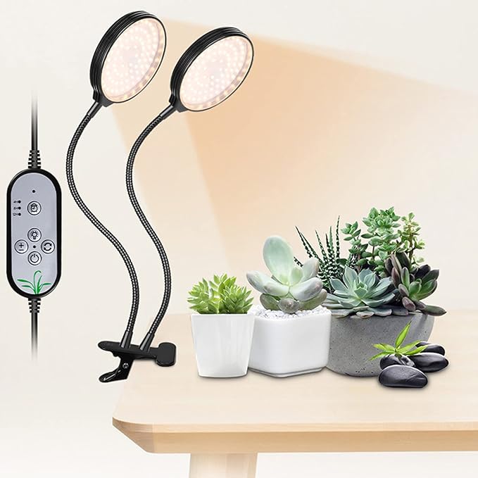 Grow Lights for Indoor Plants Plant Grow Light Plant Lights for Indoor Growing Plant Grow Lights Indoor with Options for 4h 8h or 12h and Five Levels of Brightness for Any