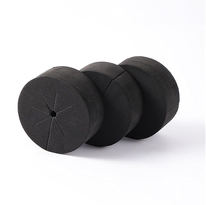 10pcs 4.8cm Black Hydroponic Planting Cotton for Hydroponics System Garden Root Planting Supplies