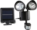 22 LED Solar Lamp Lights Human Sensor Light Double Head Garage Spotlight Waterproof Courtyard Landscape Corridor Wall Light