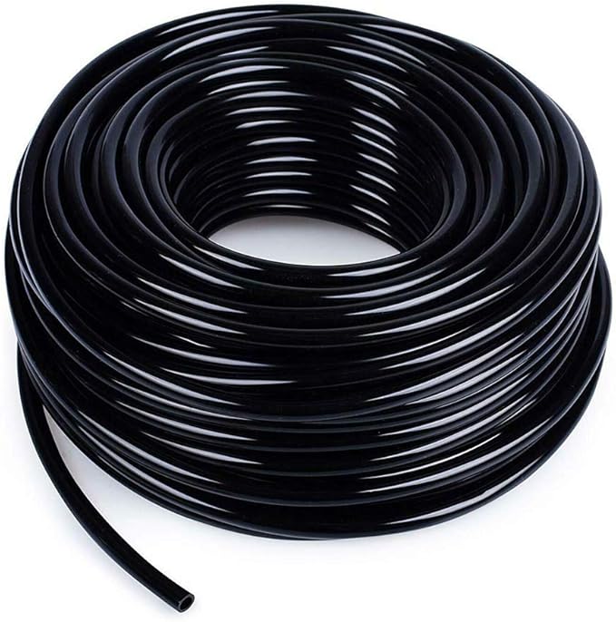 SagaSave Drip Irrigation kit Plant Watering System Gravity Fed Irrigation Water Drip Setfor Garden Greenhouse Yard Lawn Home or Vacation Use 5M 8/11 Tube 10 Nozzles