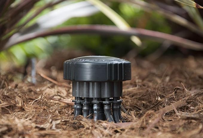 One Stop Outdoor USA Made - 12 Plant (Outlet) - 1 GPH Distributing Bubbler Manifold - for : Hydroponics &amp Drip Irrigation (1 GPH)