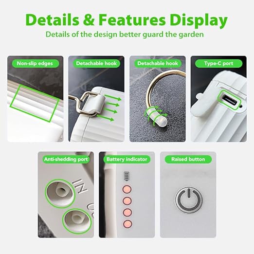 Indoor/Outdoor Automatic Plant Watering System - GreenVation 2.4GHz WiFi Sprinkler Timer Self-Watering Device a Smart Automatic Drip Irrigation Kit Suitable for Potted Plants