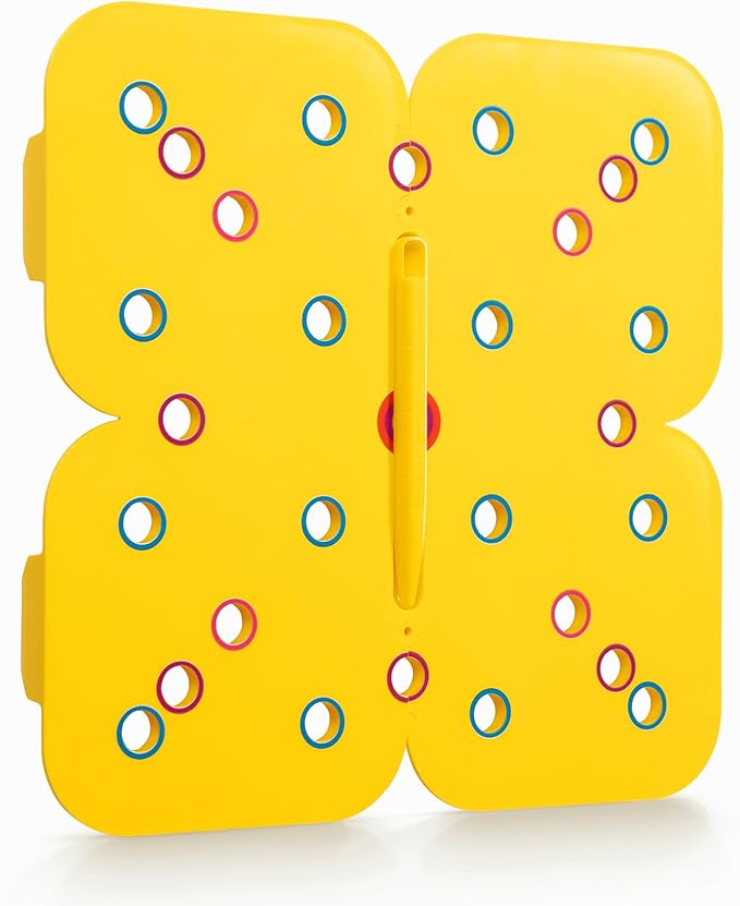 Seed and Seedling Spacer Tool for Garden // Square Foot Gardening Seed Template for Organized Plants Vegetables &amp Fruits // Spacing Tool Kit for Planting (Yellow)