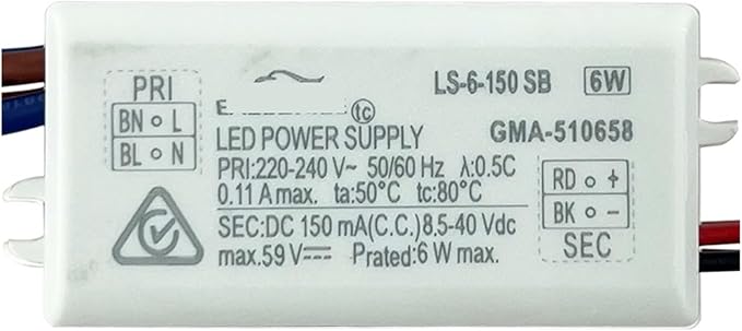 Spotlight LED lamp Driver Power Supply LED10W2-4A one Beam Projection lamp(1-7W 150MA DC8.5-40V LS-6-150 SB)
