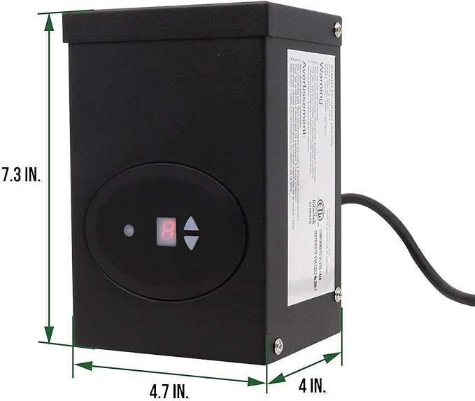 GKOLED 10-Pack Low Voltage Landscape Brass Spotlights with 120W Low Voltage Transformer