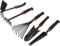 5pcs Multi-Function Gardening Tool Set Durable Iron Shovels for Planting Digging and Loosening Soil Comfortable Grip Handles for Easy Use Gardens and Flower Shops