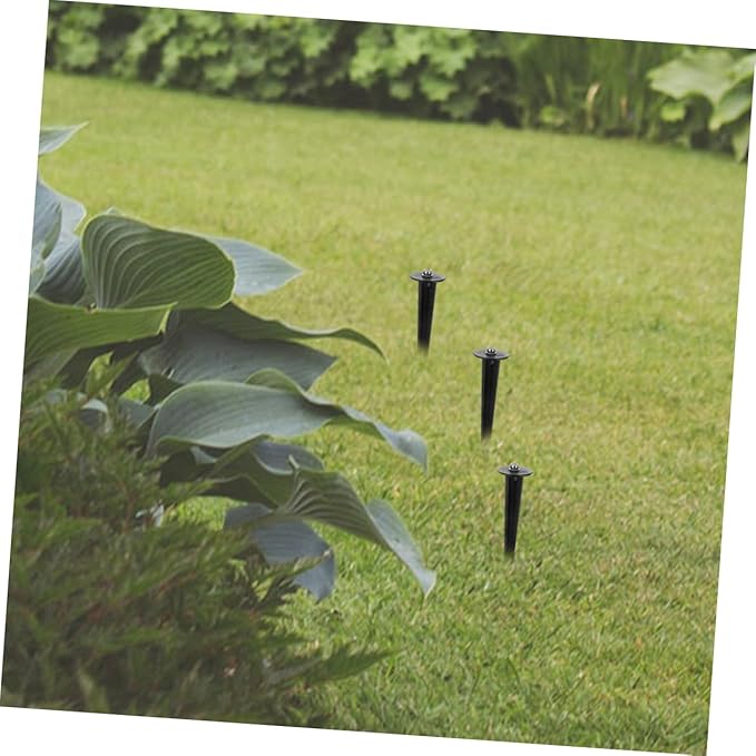 Balacoo 20pcs Solar Lamp Stakes for Outdoor Lights Replacement Stakes Ground Spike for Garden Supplies
