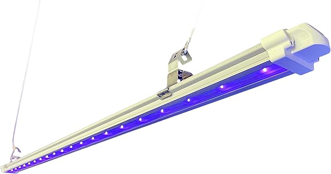 FGI UVA LED Grow Light 380nm for Plants Corals Mushrooms Premium Build Quality IP68 Waterproof 44 Long 30W Supplemental Blue Spectrum