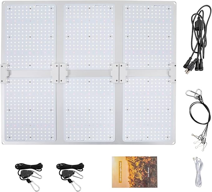 LED Grow Light 660W Full Spectrum Grow Light Indoor Grow Lights for Plants Dimmable &amp Daisy Chain