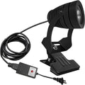 Kiven IP65 Waterproof LED Landscape Clamp Light Mini Decorative Spotlight Lamp with Plug-in Cord and Timer for Indoor Outdoor Yard Step Statue LED Lawn Light (8W Warm White)