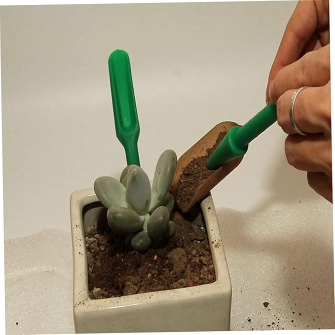 Mikikit 21pcs Planting Tools Set for Succulents Miniature Garden Hand Tools Set Seed Dispenser Watering Pot