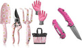 WORKPRO 5PCS Garden Tool Set and FLISSA Folding Pocket Knife