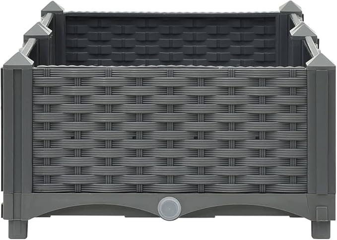 SKM Raised Bed 31.5x15.7x9.1 Polypropylene-03981026