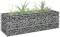Gabion Raised Bed Galvanized Steel 35.4x11.8x11.8