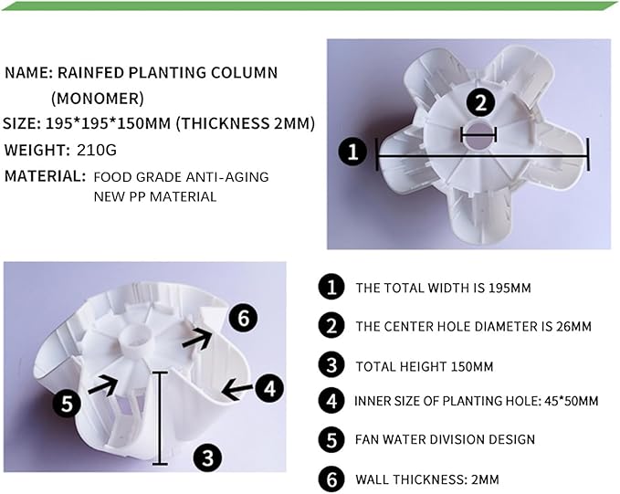 Vertical Hydroponic Tower Garden Kit - 8/10/12-Layer Growing System for Balcony Indoor Vegetables Herbs Fruits - Space-Saving Planter for Home Gardening