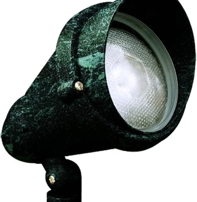 DPR42-HOOD-VG Par 38 Hooded Spot Light Verde Green Finish