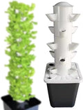 Hydroponics Growing System Tower Indoor Smart Garden Planter 15-Plants Vertical Hydroponic Tower for Vegetables Herbs and Fruits Automatic Watering
