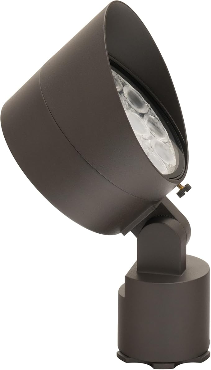 WAC Lighting LED Colorscaping Smart App Controllable Landscape Lighting with RGBWW Color Changing and Tunable White Power Accent 14W Light in Bronze