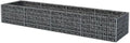 Gabion Raised Bed Baskets Cage Planter Raised Beds for Garden Balcony Patio Steel 141.7x35.4x19.7