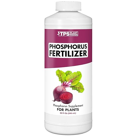 Phosphorus Fertilizer – Liquid Bloom Booster for Strong Roots Bigger Blooms &amp Flower Development 32 oz