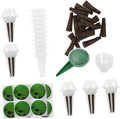24-Piece Hydroponic Growing Basket Set with Humidity Dome Plant Containers for Indoor Hydroponics Supplies for Seed Starting and Mushroom Cultivation