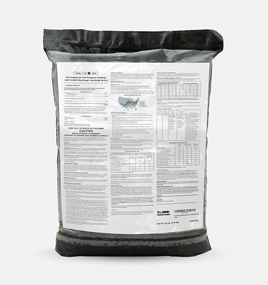 The Andersons 18-0-4 Barricade Fertilizer with Pre Emergent Weed Control 5000 sq ft 18 lbs