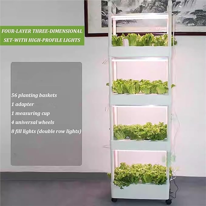 Hydroponics Growing Systems Kit Indoor Garden Hydroponic Growing Systems(Four Layer)